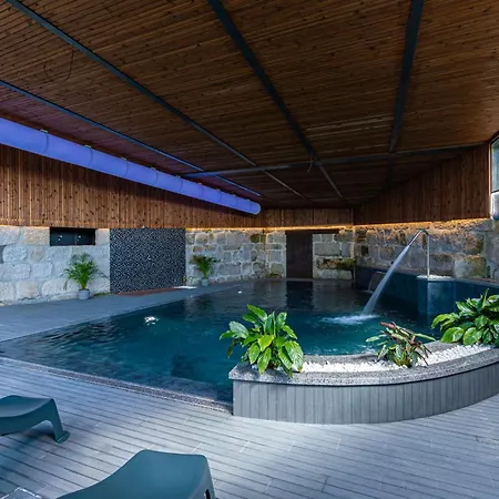 Refugio De Luxo Com Spa, Piscina Interior E Exterior - Pedra Aguda *